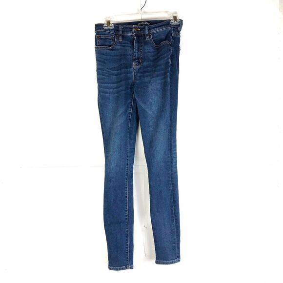 J. CREW Mercantile Medium Wash Skinny Jeans Size 26 - Picture 1 of 9